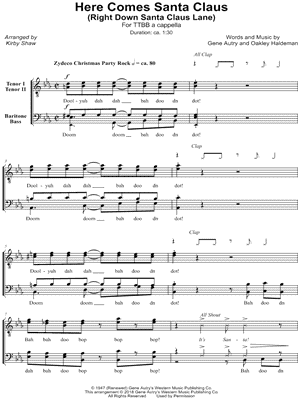 Here Comes Santa Claus