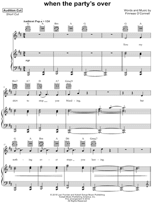 when the party's over