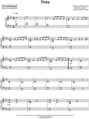 Time by TutorialsByHugo - Sheet Music