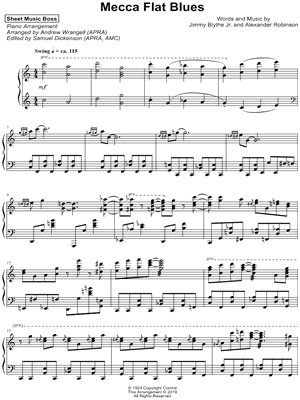 Mecca Flat Blues by Sheet Music Boss - Sheet Music