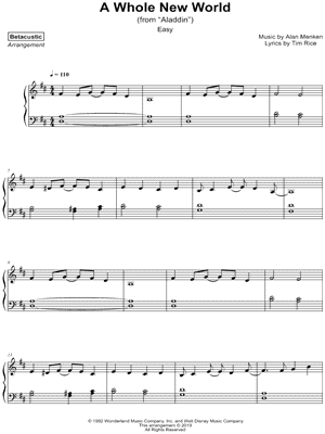 A Whole New World [easy]