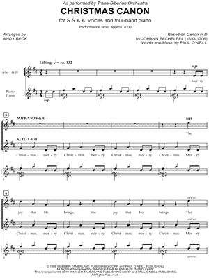 Christmas Canon