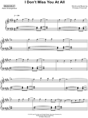 I Don't Miss You at All