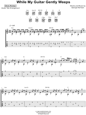 While My Guitar Gently Weeps