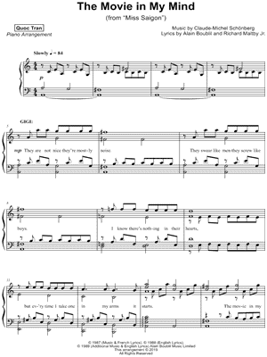 The Movie in My Mind by Quoc Tran - Sheet Music