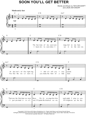 Soon You'll Get Better by Taylor Swift feat. Dixie Chicks - Sheet Music