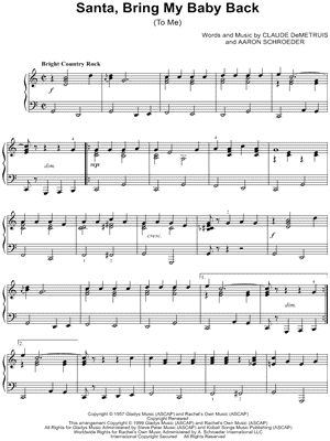 Santa, Bring My Baby Back