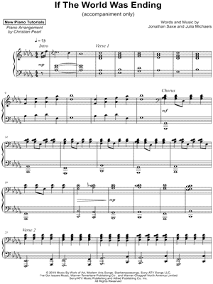 If the World Was Ending [accompaniment only]