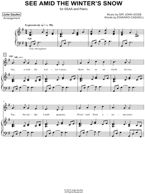 See Amid The Winter's Snow