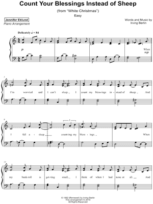 Count Your Blessings Instead of Sheep [easy]