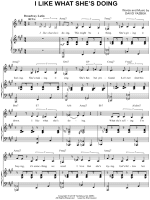 I Like What She's Doing