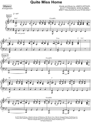 Quite Miss Home by HDpiano - Sheet Music