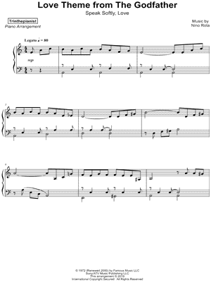 Love Theme from The Godfather by Trinthepianist - Sheet Music