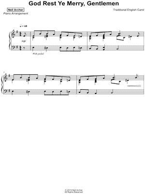 God Rest Ye Merry, Gentlemen by Neil Archer - Sheet Music