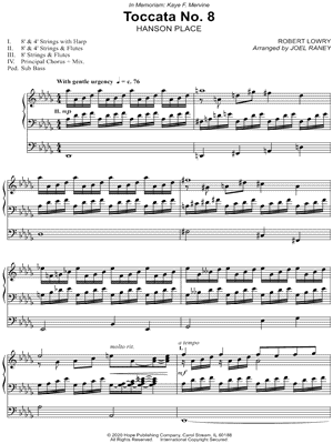 Toccata No. 8 (Hanson Place)