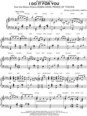 (Everything I Do) I Do It for You [jazz version]