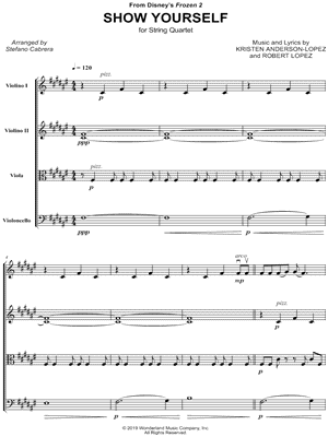 Show Yourself from Frozen 2 - Sheet Music