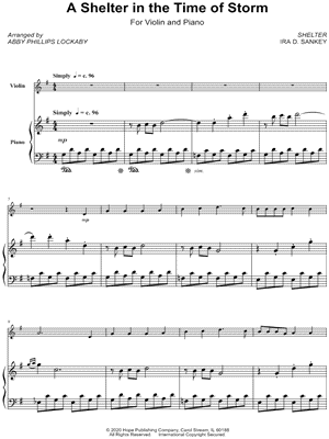 A Shelter in the Time of Storm by Abby Phillips Lockaby - Sheet Music