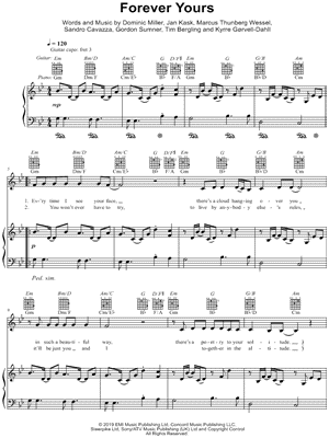 Forever Yours (Avicii Tribute) by Kygo; Avicii & Sandro Cavazza - Sheet Music