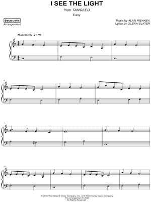 I See the Light by Betacustic - Sheet Music