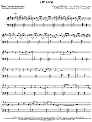 Cherry by Dario D'aversa - Sheet Music