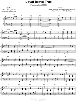 Loyal Brave True [accompaniment only]