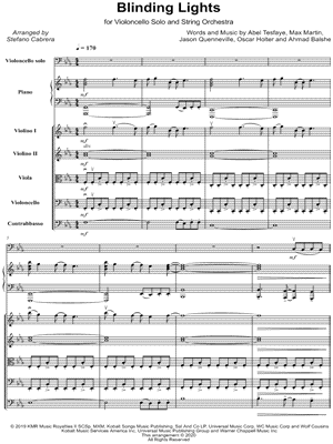 Blinding Lights - Cello & String Orchestra