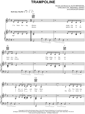 Trampoline by SHAED - Sheet Music
