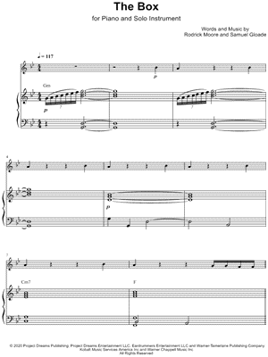 The Box - Piano Accompaniment