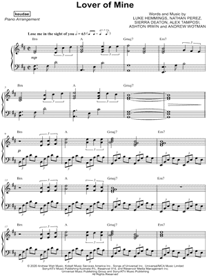 Lover of Mine by keudae - Sheet Music