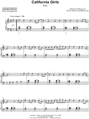 California Girls [easy]