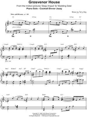 Grosvenor House by Terry Day - Sheet Music