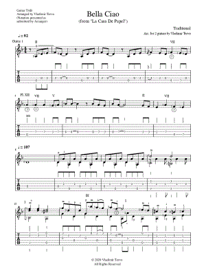 Bella Ciao - Guitar Duet