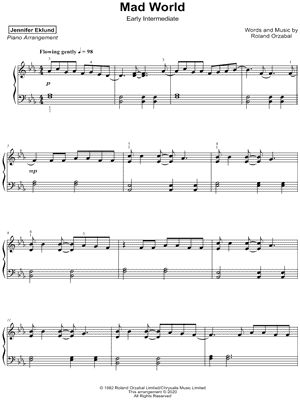 Mad World [early intermediate]