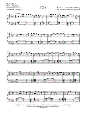 I Cry by MUSICHELP - Sheet Music