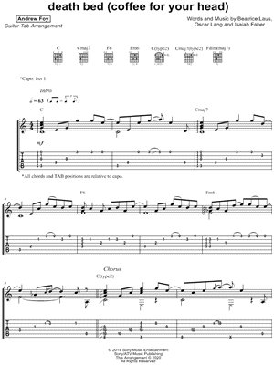 death bed (coffee for your head)