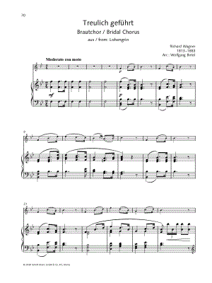 Bridal Chorus from Lohengrin - Violin & Piano