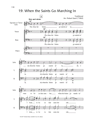 When the Saints Go Marching In by Robert Sund - Sheet Music