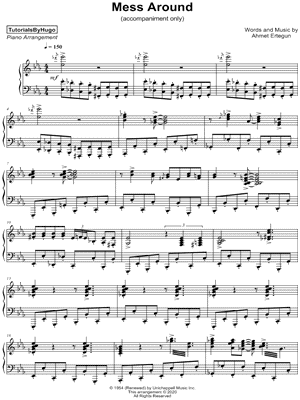 Mess Around [accompaniment only] by TutorialsByHugo - Sheet Music