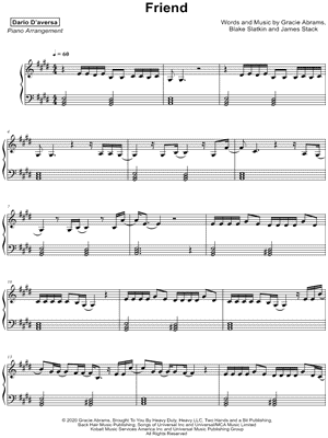 Friend by Dario D'aversa - Sheet Music