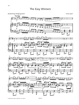 The Easy Winners - Clarinet & Piano