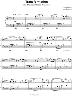 Transformation by Gary Girouard - Sheet Music