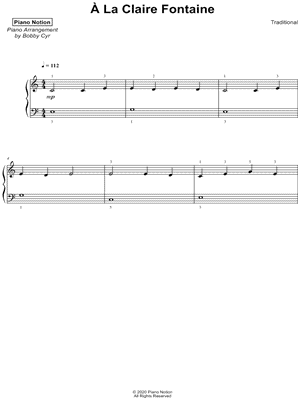 A La Claire Fontaine