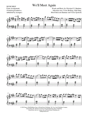We'll Meet Again by MUSICHELP - Sheet Music
