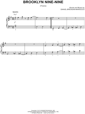 Brooklyn Nine-Nine from Brooklyn Nine-Nine - Sheet Music