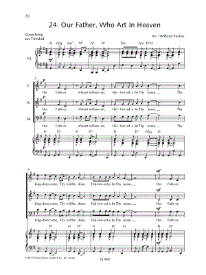 Our Father, Who Art in Heaven by Wilfried Fischer - Sheet Music