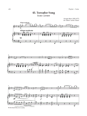 March of the Toreadors - Violin & Piano from Carmen - Sheet Music