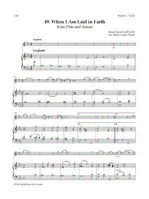 When I Am Laid in Earth - Violin & Piano