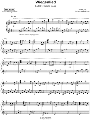 Wiegenlied, Op. 49, No. 4