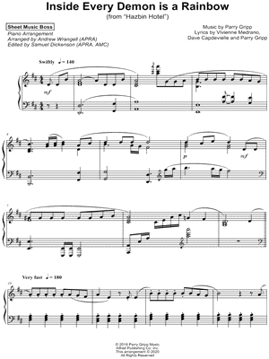 Inside of Every Demon is a Rainbow by Sheet Music Boss - Sheet Music